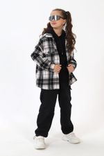 Рубашка для девочки Квадро-1 Виотекс ЧЁРНЫЙ