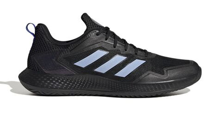 Мужские кроссовки теннисные Adidas Defiant Speed M - core black/blue dawn/lucid fuchsia
