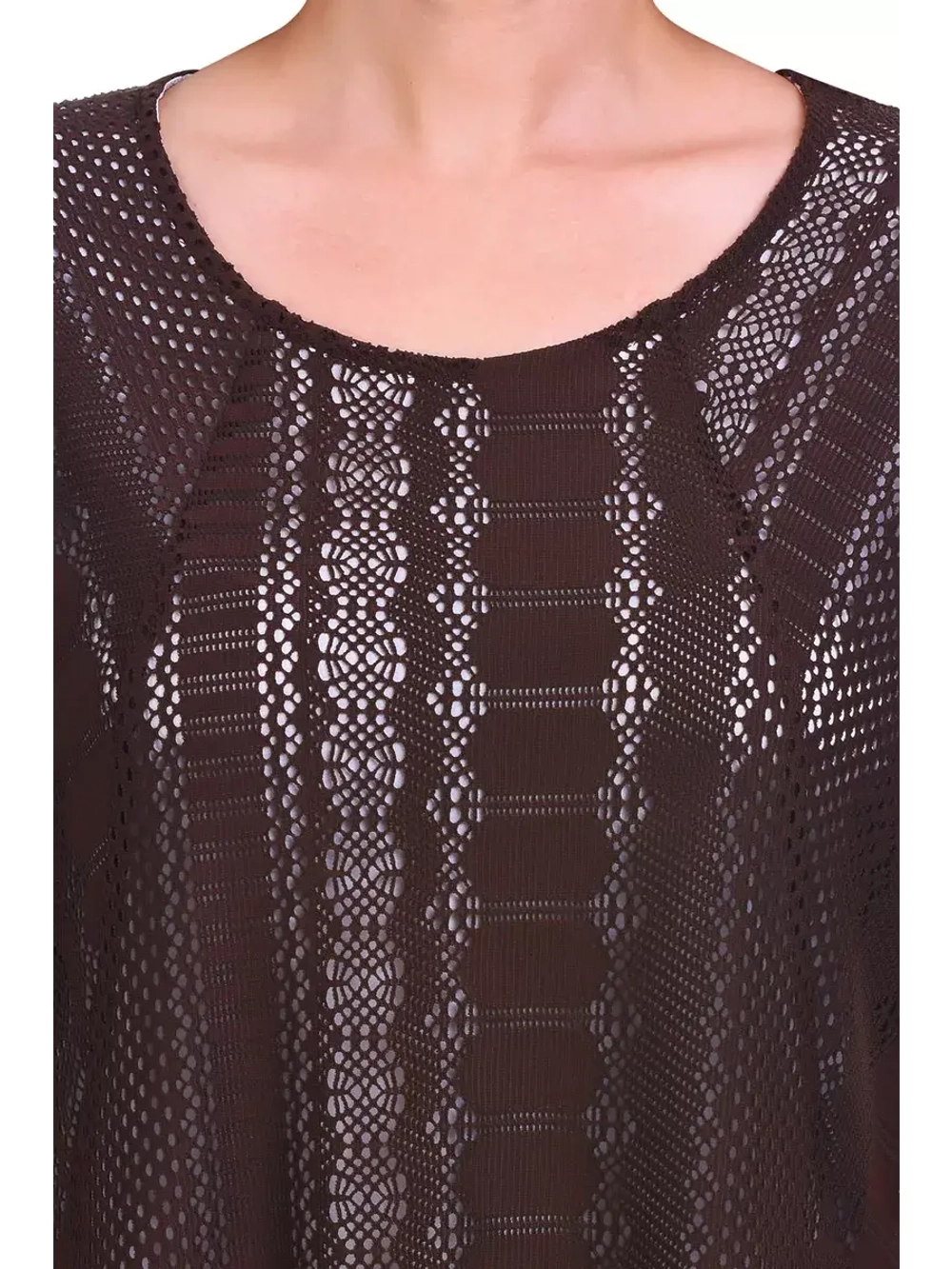 Блузка туника ажурная