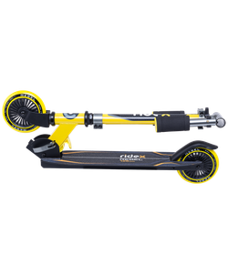 Самокат 2-колесный Rebel 125 мм, желтый/серый
