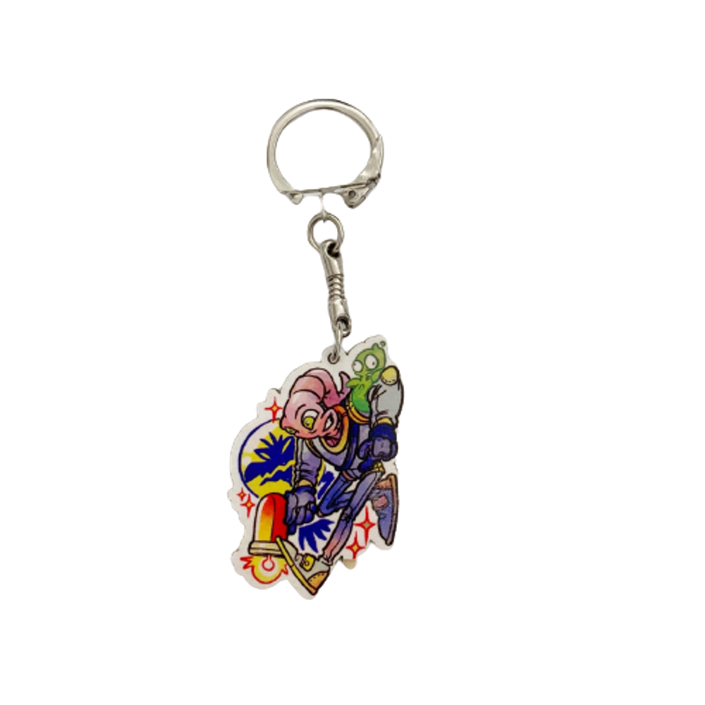 Деревянный значок Червяк Джим