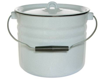 Ведро 9л с крышкой цилиндр. без рисунка