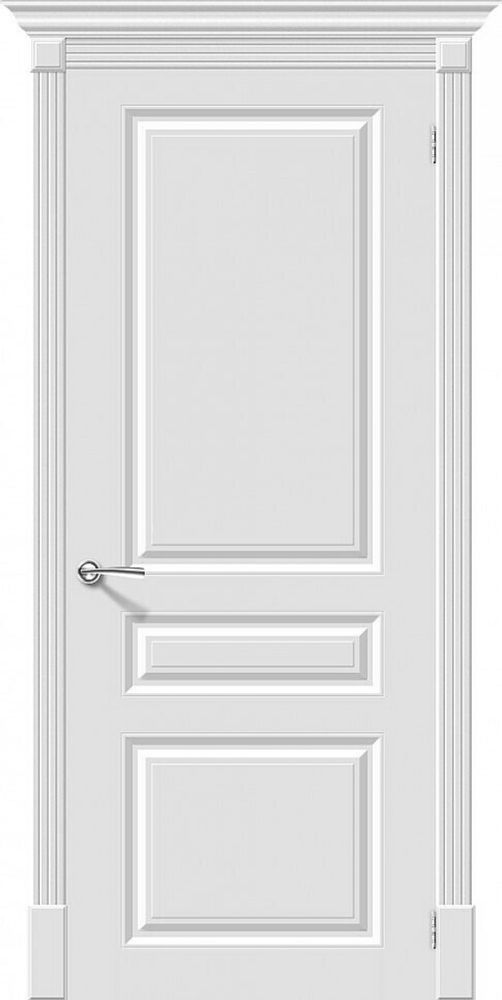 Двери межкомнатные эмалированные Скинни-14 Whitey