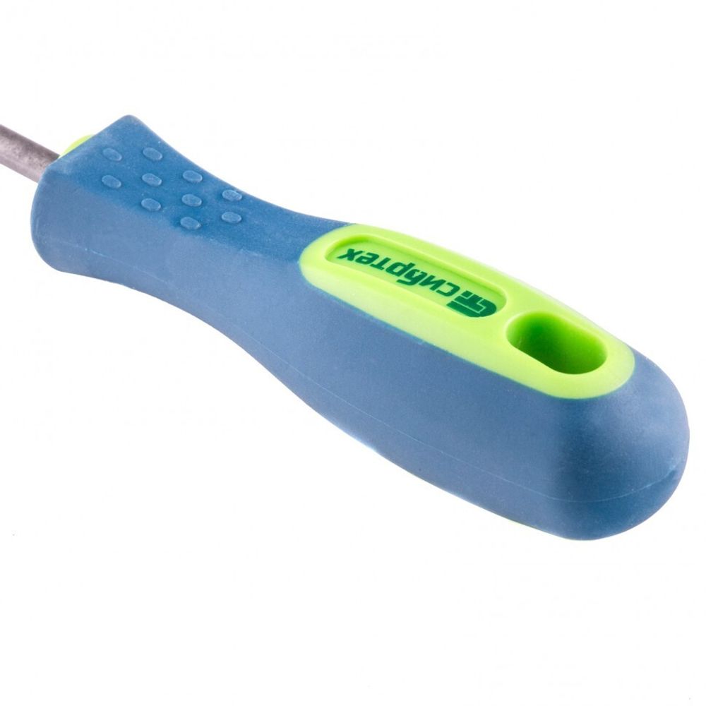 Напильник, 150 мм, круглый, двухкомпонентная рукоятка, №2// Сибртех