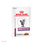 Royal Canin Renal with Fish Ренал с рыбой Корм влажный диета для кошек поддержание функции почек соус 85г