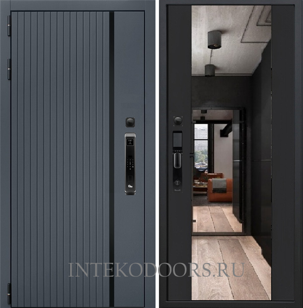 Агат Графит зеркало ELIT V8