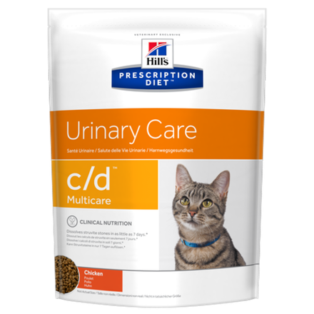 Hill's PD 400г C/D Multicare Urinary Care Сухой корм для кошек Курица