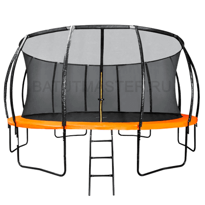 Батут с сеткой и лестницей, диаметр 8 фт