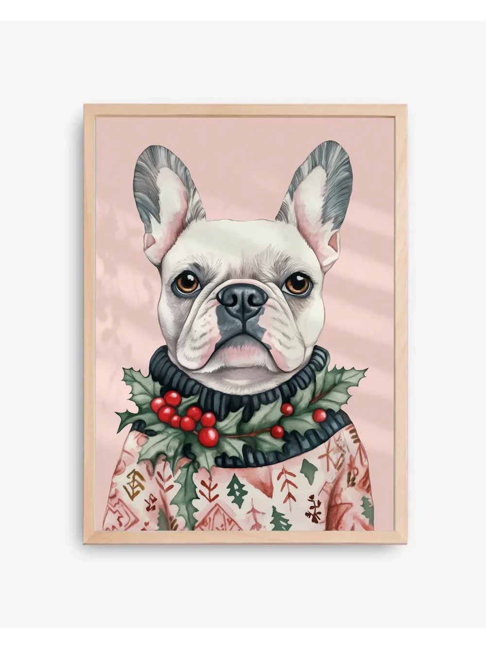 Новогодний декор постер 50х70 см на стену