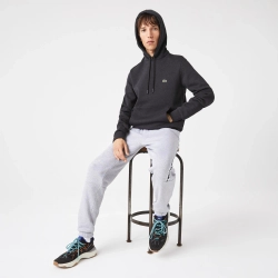 Худи Lacoste Fleece тёмно-серое