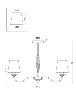 Люстра Freya FR2027PL-05N