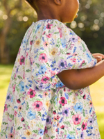 Платье для девочки Next AC9-265, Молочный, Розовый, Синий