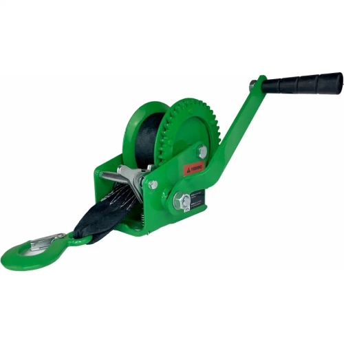 Лебедка ручная барабанная HW 700, 700 кг, лента 10 м HITCH SZ073175
