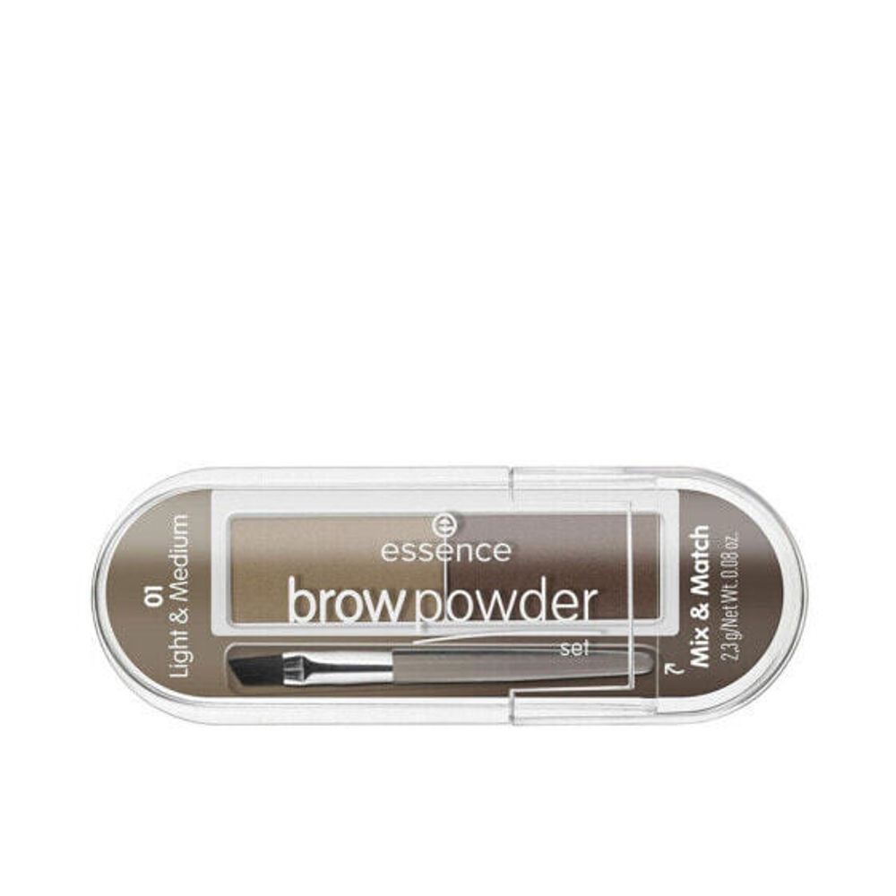 Тени и наборы для бровей BROW POWDER eyebrow powder #01-light &amp; medium 2,3 gr
