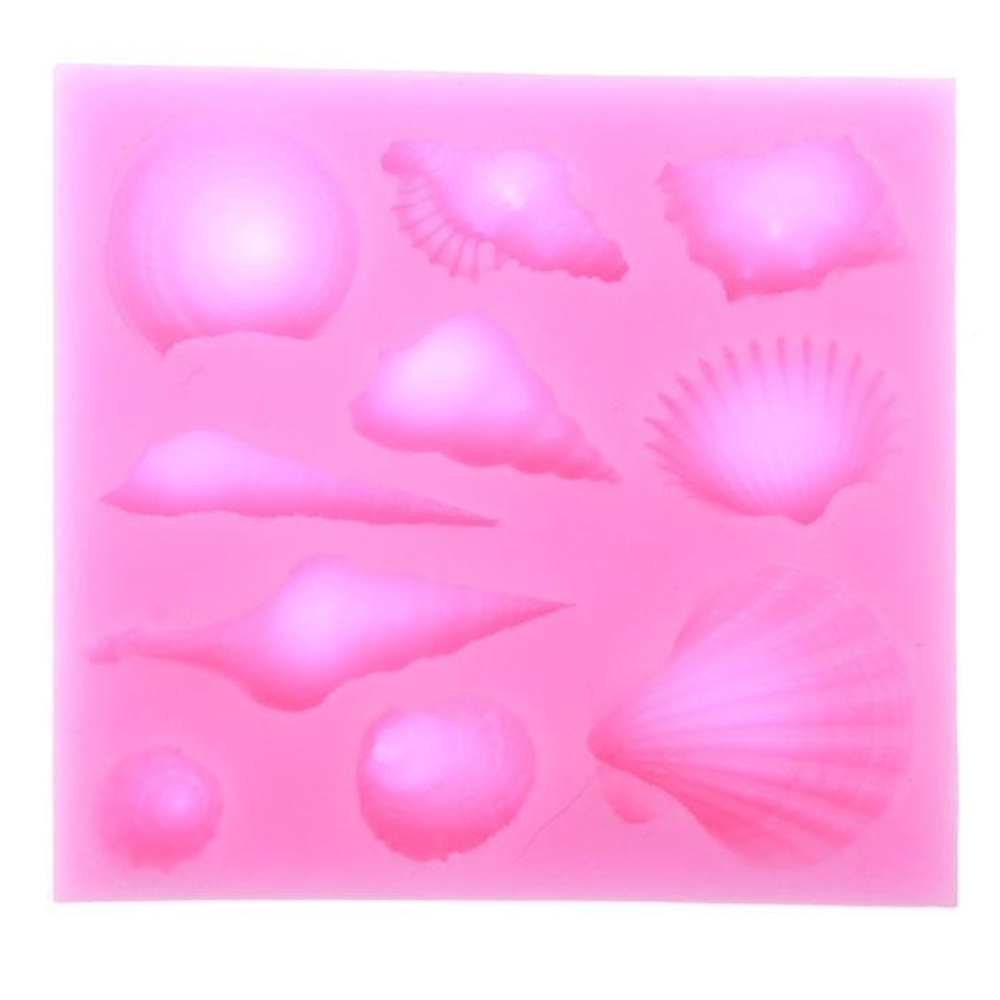 Молд силиконовый "Ракушки" 8*8*1,5 см