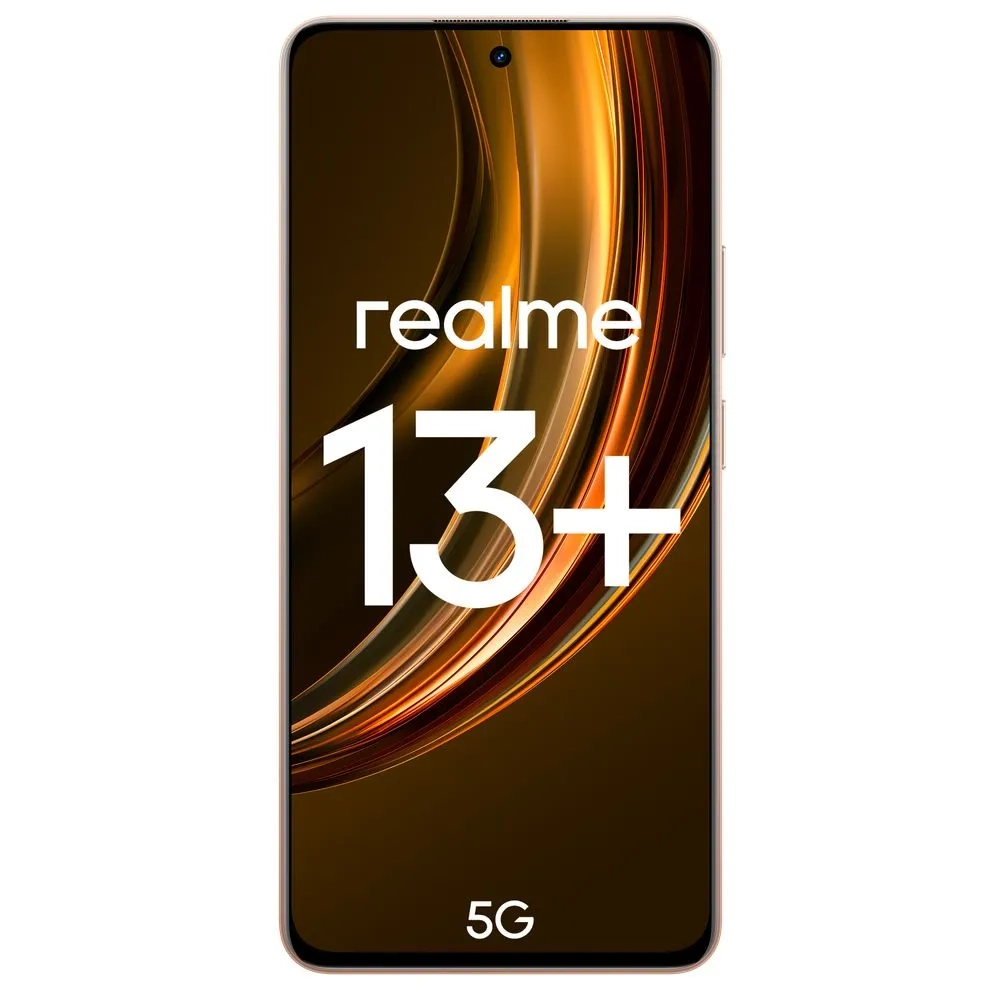 Смартфон realme 13+ Ростест (EAC) 12/256 ГБ, бронза