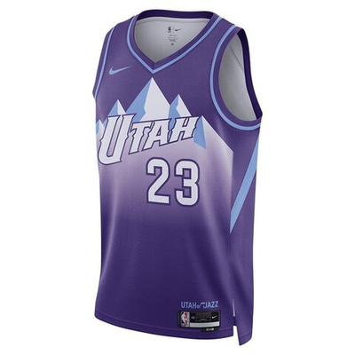Футболка Nike NBA 2024/25 City Edition Swingman Utah Jazz Lauri Markkanen Purple Jersey