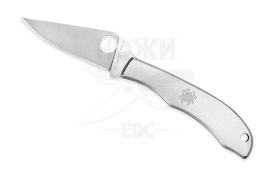 Складной нож Spyderco HoneyBee SS C137P c клинком из стали 420A, рукоять Stainless Steel