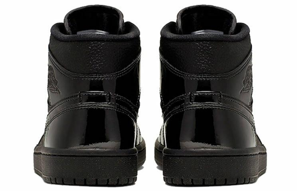 Кроссовки Jordan Air Jordan 1 Mid Triple Black (Женская размерная сетка)