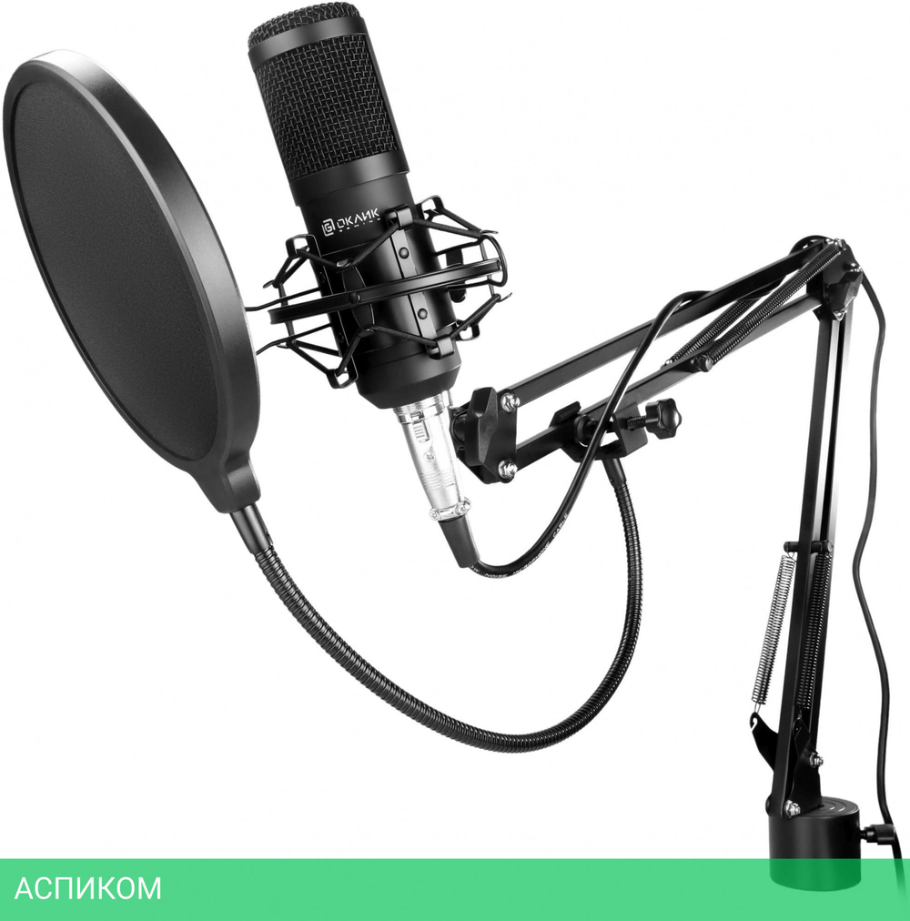 Микрофон Oklick SM-600G черный (1796784)