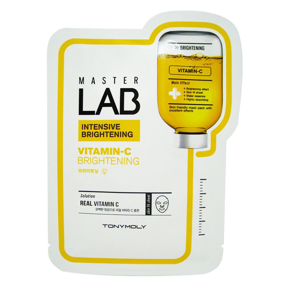 TONY MOLY тканевая маска Master Lab Vitamin C сияние кожи, 19 г