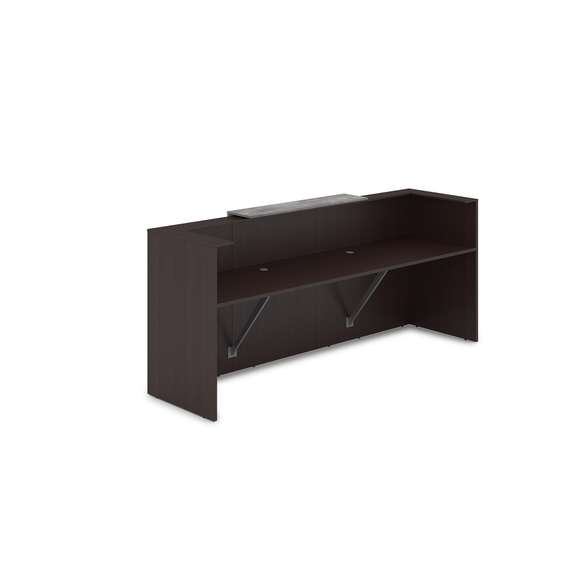 1КР-ДС.201.1 Комплект Ресепшн с фартуком ЛДСП (2654*761*1161) (с подсветкой)