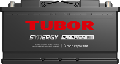TUBOR Synergy  6СТ-95 аккумулятор