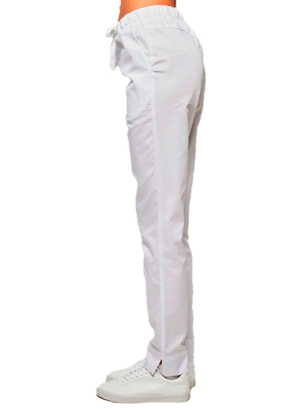 Брюки медицинские женские Dr. Nice DRN344 с поясом на резинке, черный, 42