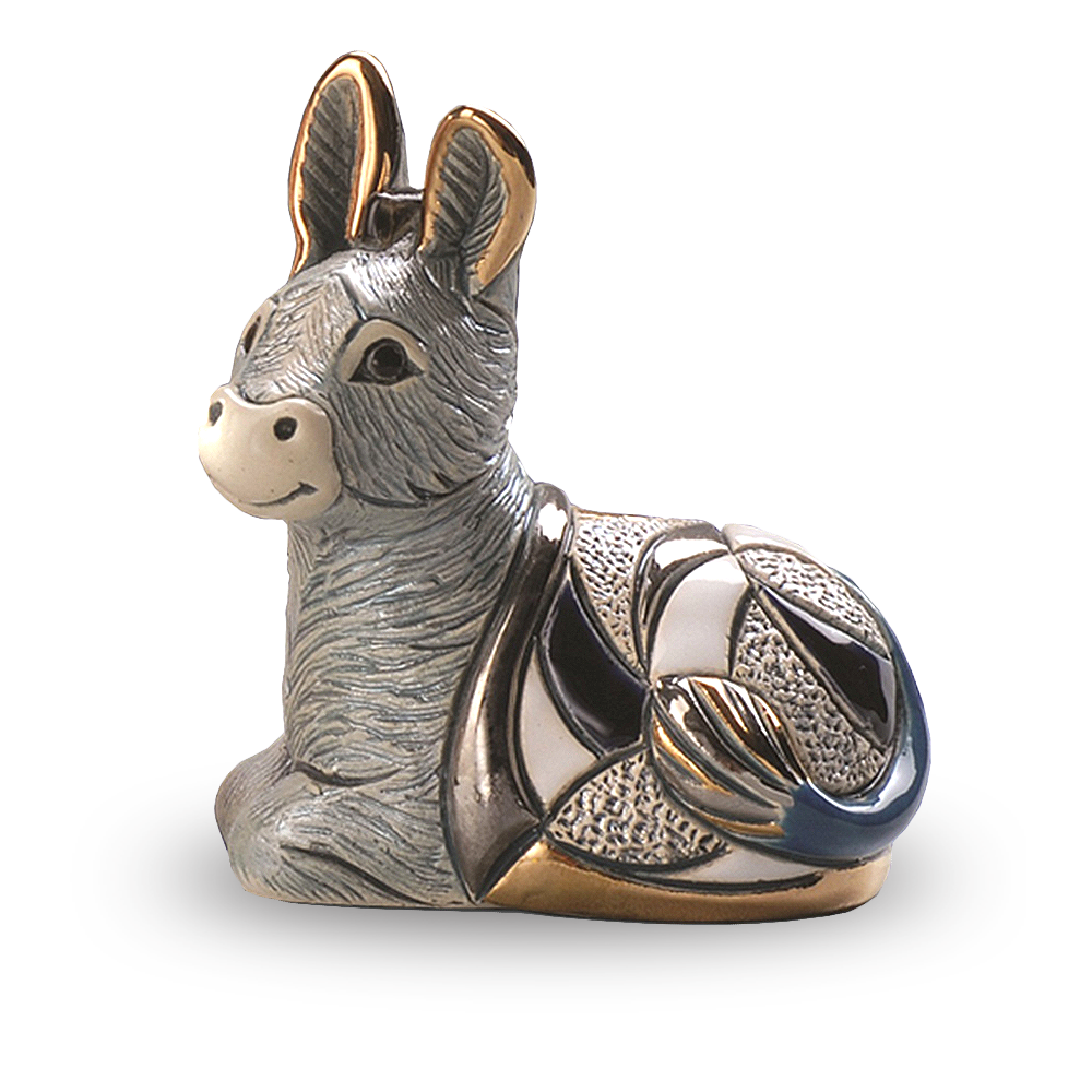 De Rosa Rinconada Статуэтка керамическая Ослик рождественский