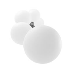 Citilux ATMAN SMARTCL226A051 LED RGB Умная каскадная люстра Матовый Хром