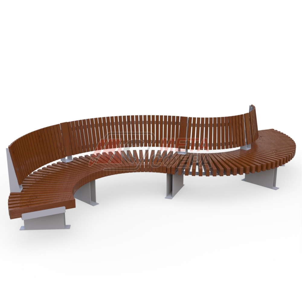 Скамейка Rail Road 03 Змейка