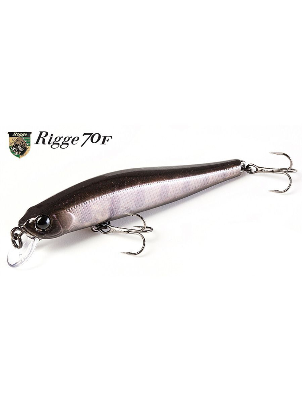 Воблер для рыбалки ZIPBAITS Rigge ZB-R-70F, 70мм, 4.7гр., заглубление 0.5-1.0м., цвет 101M, плавающий