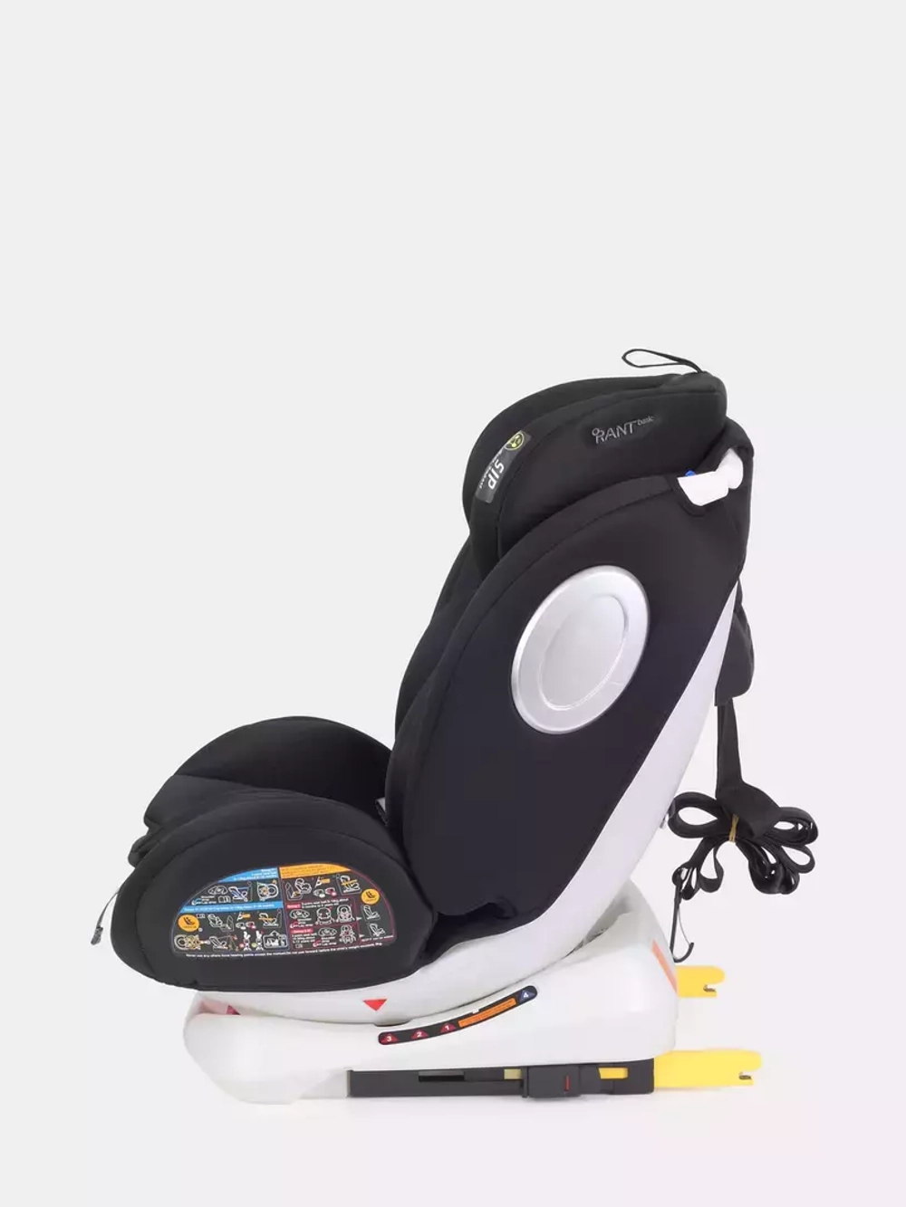 Автокресло YC06 "Twist" isofix RANT basic (Black) группа 0+-1-2-3 (0-36 кг)