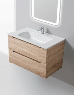 Тумба с раковиной Belbagno ETNA 80 rovere bianco