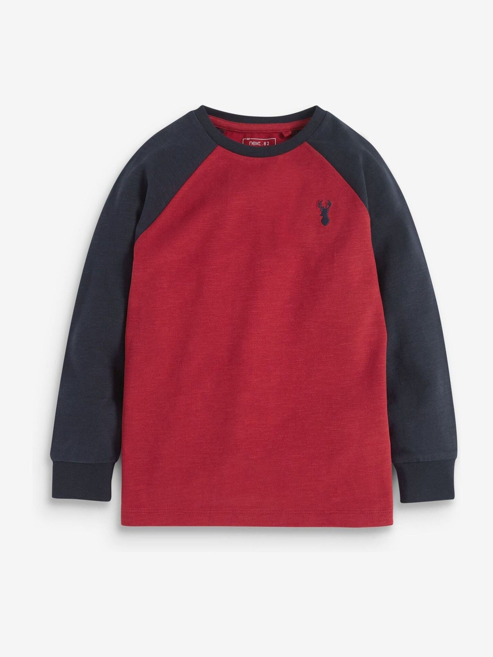 Лонгслив для мальчика Next 921-931, 3 шт., Красный, Оранжевый, Хаки