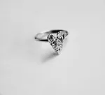 Кольцо Moon River Сердце маленькое R051