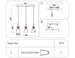 Ambrella Подвесной светильник Traditional TR3669