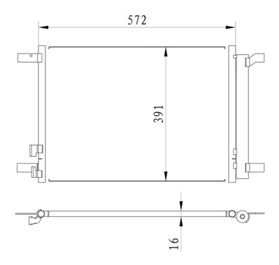Kular - 86129-KLR - Condenser, air conditioning