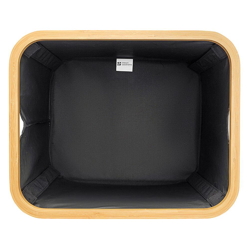 Корзина для белья Neat Mid, 40x33x43 см, черная