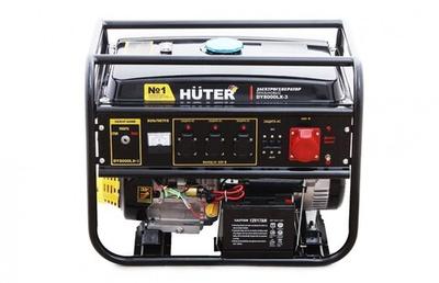 Портативный бензиновый генератор (7 кВт) HUTER DY8000LX-3