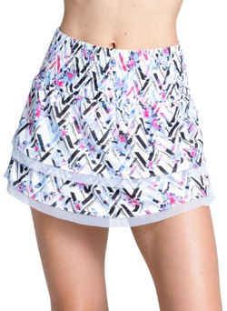 Теннисная юбка Lucky in Love Got The Blues High Waist Wild Bloom 13.5" - разноцветный