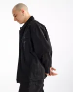 Рубашка Kuzma Оверширт Начало Твил Черная