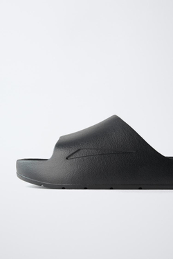 ZARA ТАПОЧКИ ДЛЯ ПЛЯЖА, ЧЕРНЫЙ