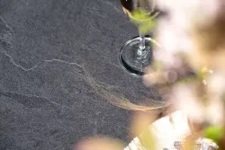 "Канны" лаунж-зона 5-местная из роупа со столом "Верона" (серый гранит), каркас алюминиевый коричневый, роуп коричневый