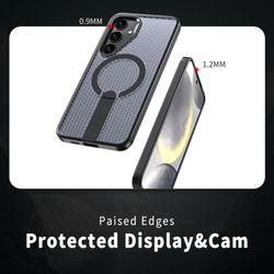 Прозрачный чехол Mesh Pro Magnetic Case для Samsung Galaxy S24 FE