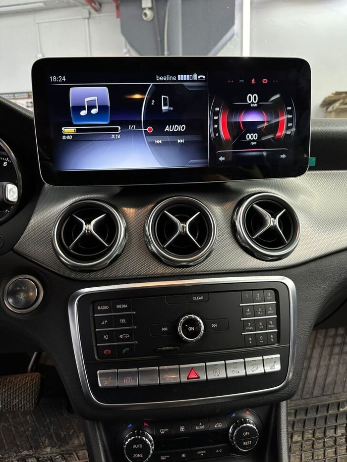 Магнитола для Mercedes-Benz A-класс, B-класс 2015-2018 NTG 5.0/5.1 - RDL-7715 монитор 12.3" на Android 13, Быстрая, CarPlay, 4G SIM-слот