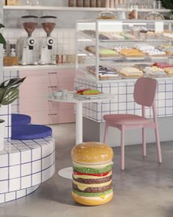 Табурет Hamburger, 36х46 см