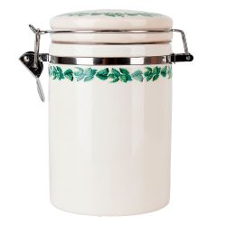 Банка для сыпучих продуктов(клипс)" " 15х10х16см v=800мл (керамика) (подарочная упаковка)