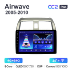 Teyes CC2 Plus 9"для Honda Airwave 2005-2010