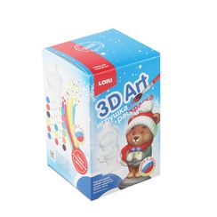 Oyuncaq Rəngləmə 3D Lori Yeni İl "Новогодний мишка"